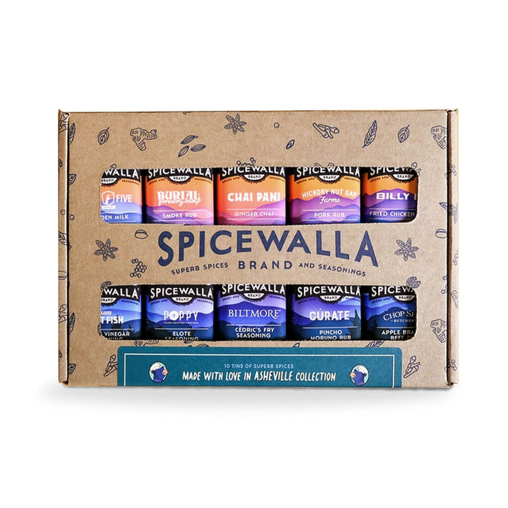"Made with Love in Asheville": Spicewalla 10‑Pack Spice Collection & Cookbooklet