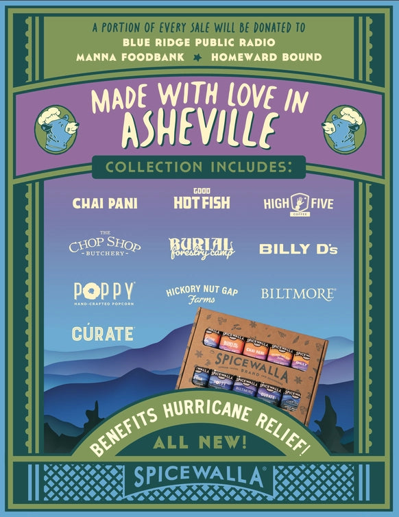 "Made with Love in Asheville": Spicewalla 10‑Pack Spice Collection & Cookbooklet