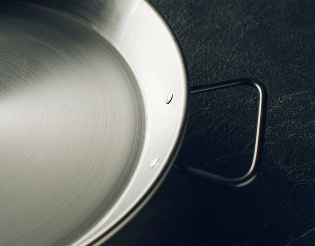 Professional Range Extra Polished Iron Induction Paella Pan