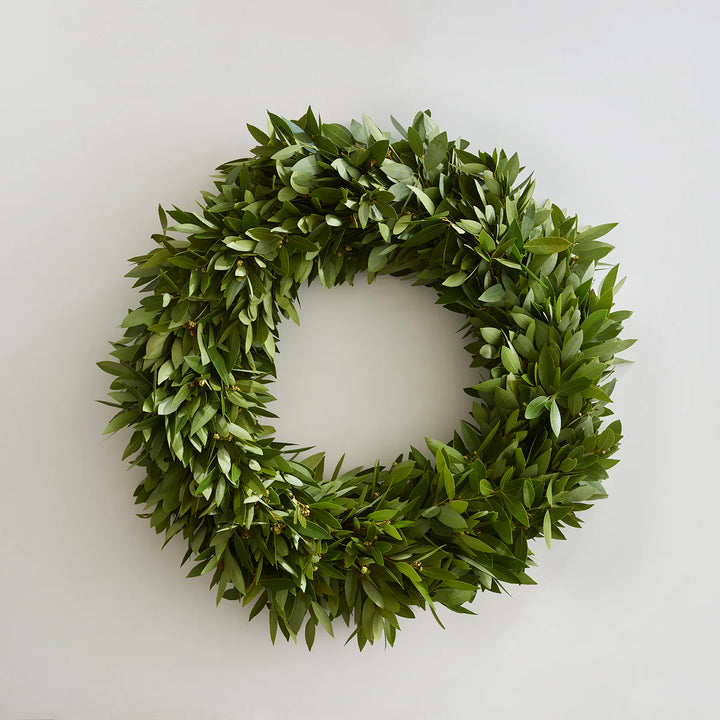 24" Edible Organic Bay Leaf Wreath (Free Shipping!)