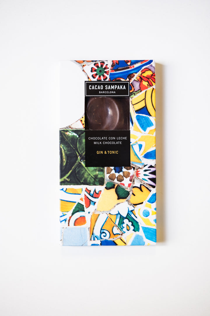 Cacao Sampaka Gin & Tonic Milk Chocolate Bar