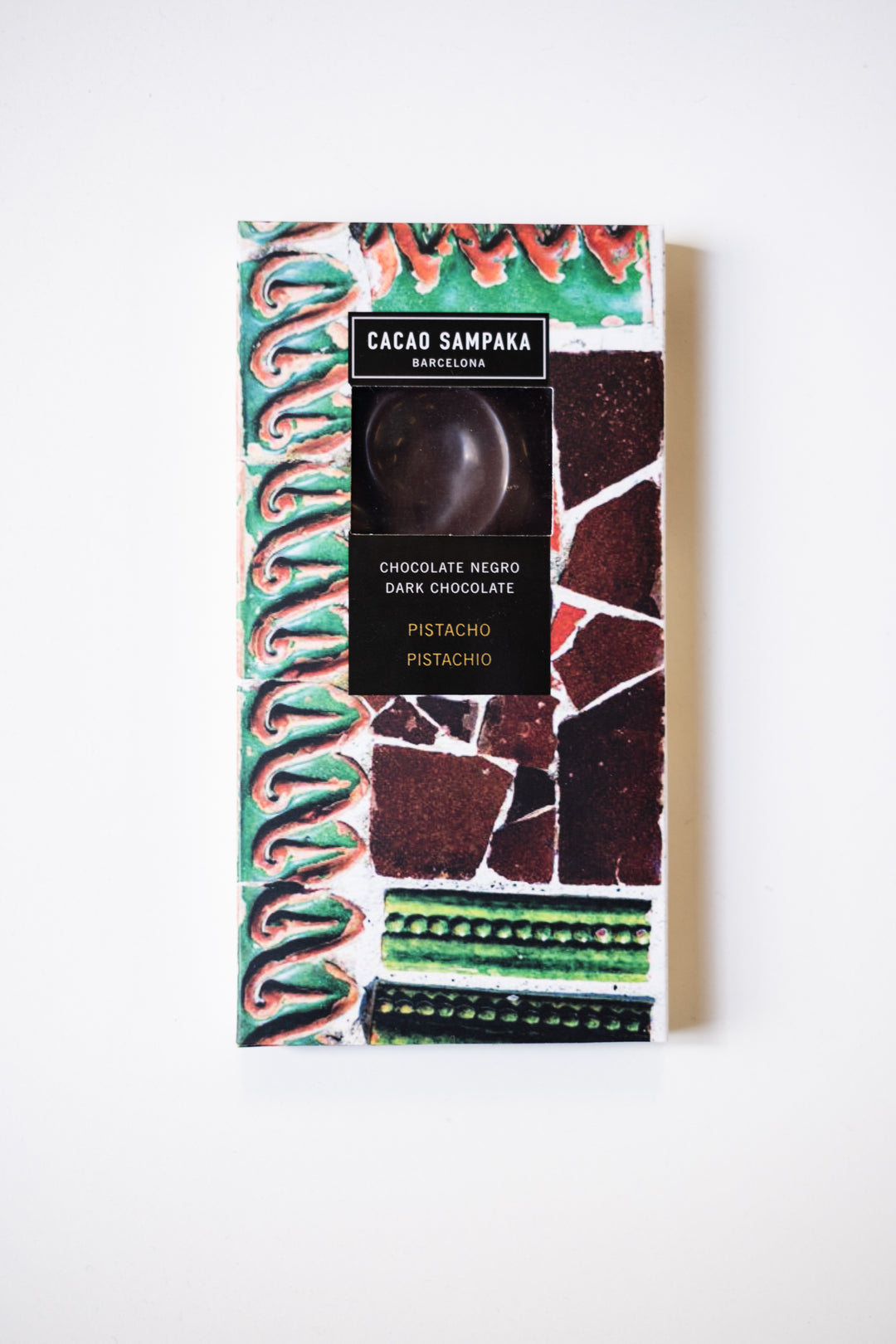 Cacao Sampaka Dark Chocolate Bar with Pistachios