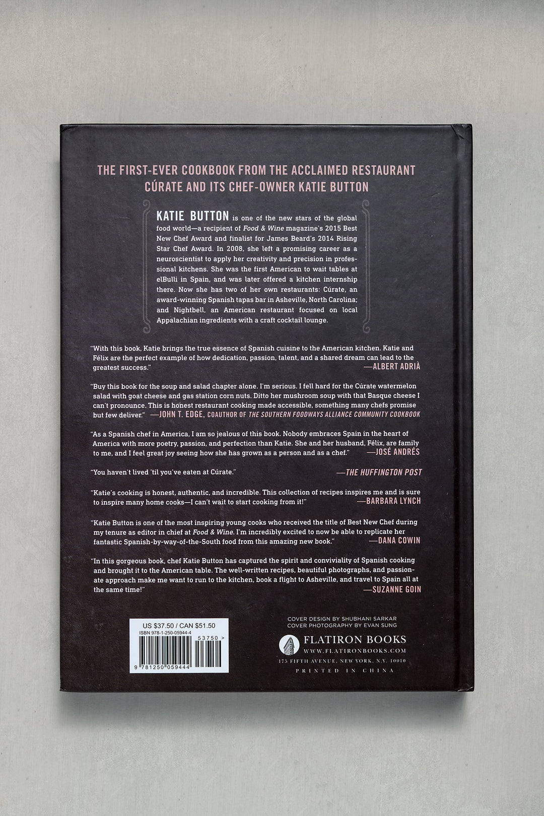 Cúrate Cookbook: Authentic Spanish Food from an American Kitchen - Signed by Chef Katie Button