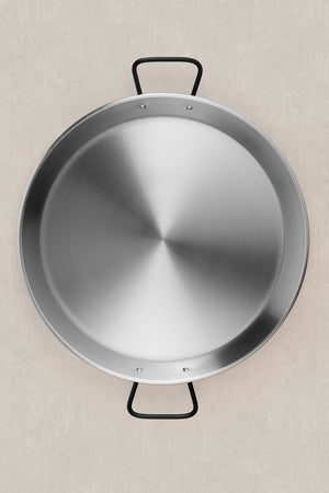 13" Professional Range Extra Polished Iron Induction Paella Pan