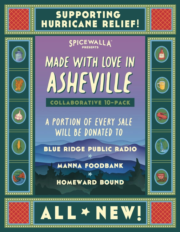 "Made with Love in Asheville": Spicewalla 10‑Pack Spice Collection & Cookbooklet