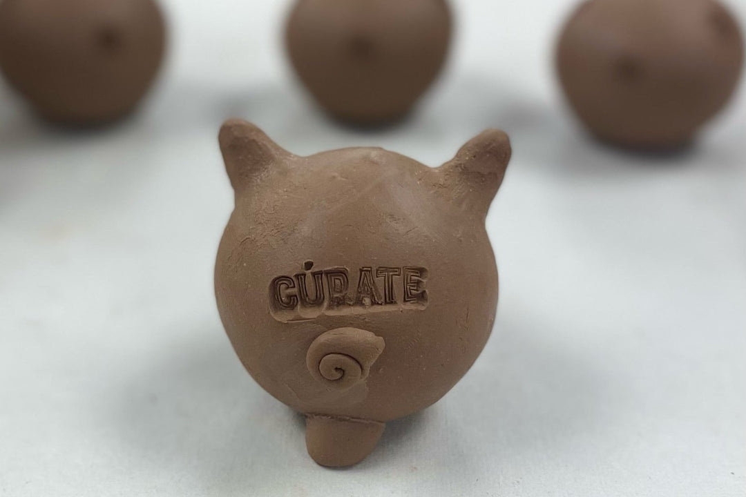 Handmade Cúrate Pig Ornament