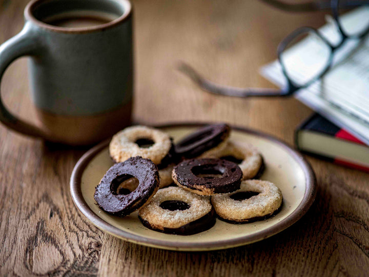 Marianitos Spanish Olive Oil Cookies with Black Chocolate